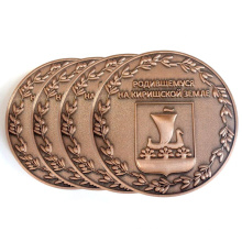 Coin Supplies Wholesale Custom Engraved Design Number 3D Russian Souvenir Euro Coin